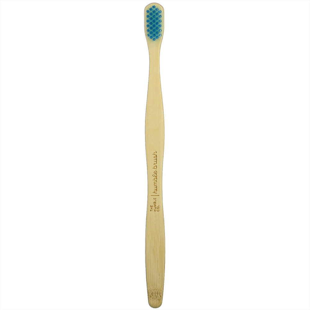 Зубная щетка Humble Co Bamboo Toothbrush Sensitive синяя для взрослых
