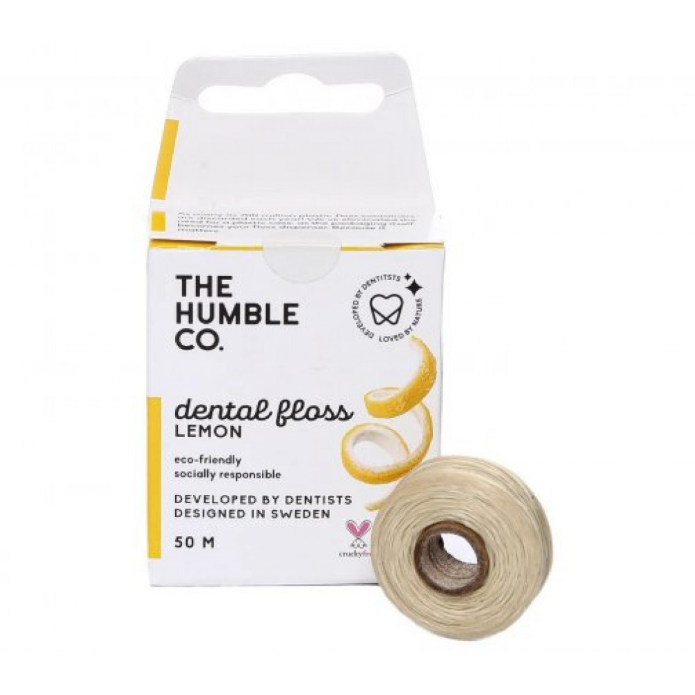 The Humble Co Нить зубная Лимон 50м  