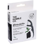 Зубочистки с зубной нитью The humble co Dental Floss древесный уголь 50шт