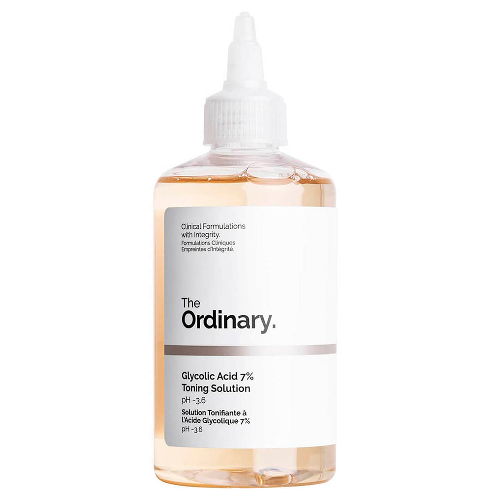 Веганский пилинг-тоник с 7% гликолевой кислоты The Ordinary Glycolic Acid 7% Toning Solution 240мл