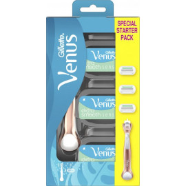 Станок для бритья женский Gillette Venus RoseGold Extra Smooth с 3 cменными картриджами