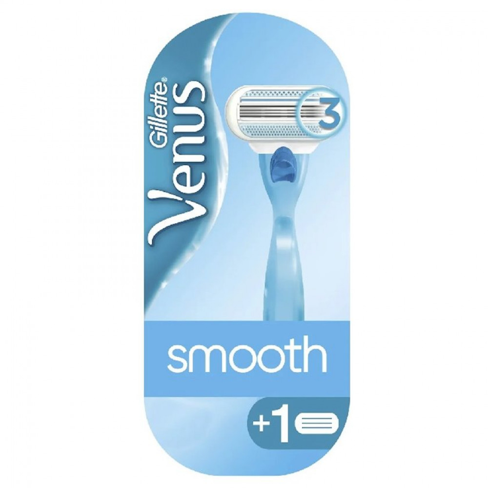 Бритва Gillette Venus Smooth c 3 сменным картриджем
