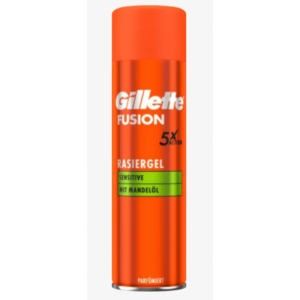 Gillette Гель для бритья Fusion5 Sensitive, 200 мл