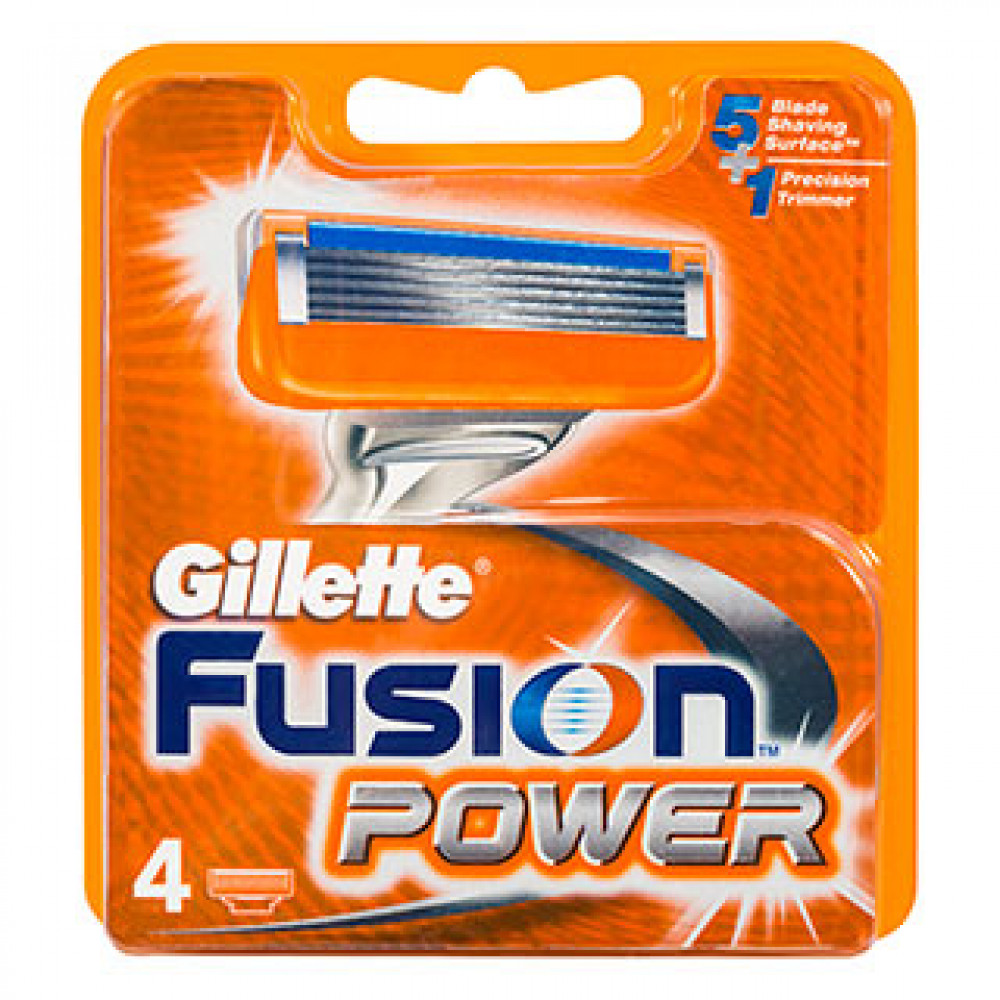 Gillette Fusion Power Картриджи для бритв 4 шт