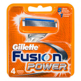 Gillette Fusion Power Картриджи для бритв 4 шт