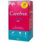 Прокладки ежедневные Carefree Cotton Fresh, 34шт