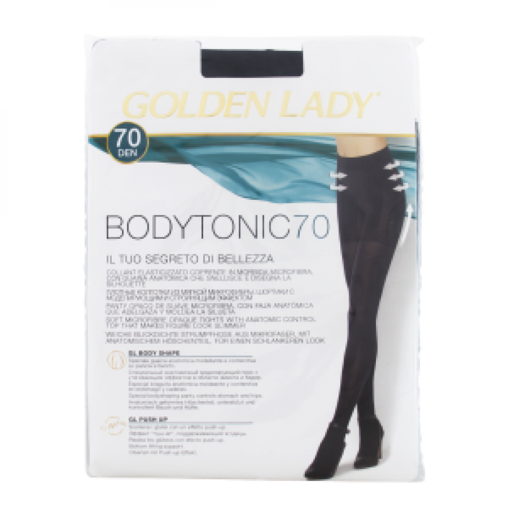 Golden Lady колготки Bodytonic 70den nero M