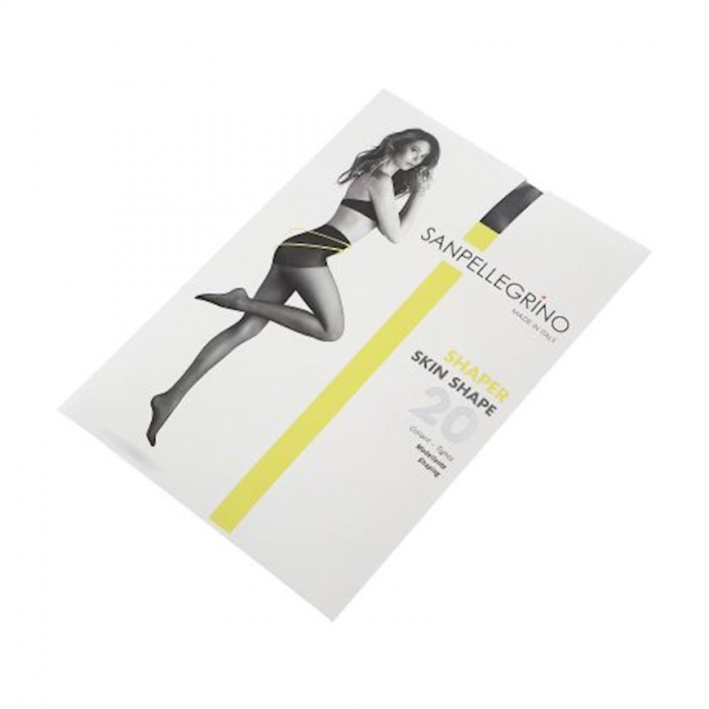 Колготки Sanpellegrino Skin Shape, 20 den, размер L, Nero
