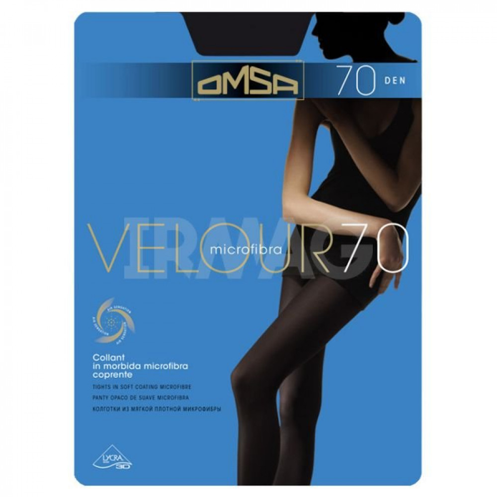 Omsa Колготки Velour 70 den - Nero XL