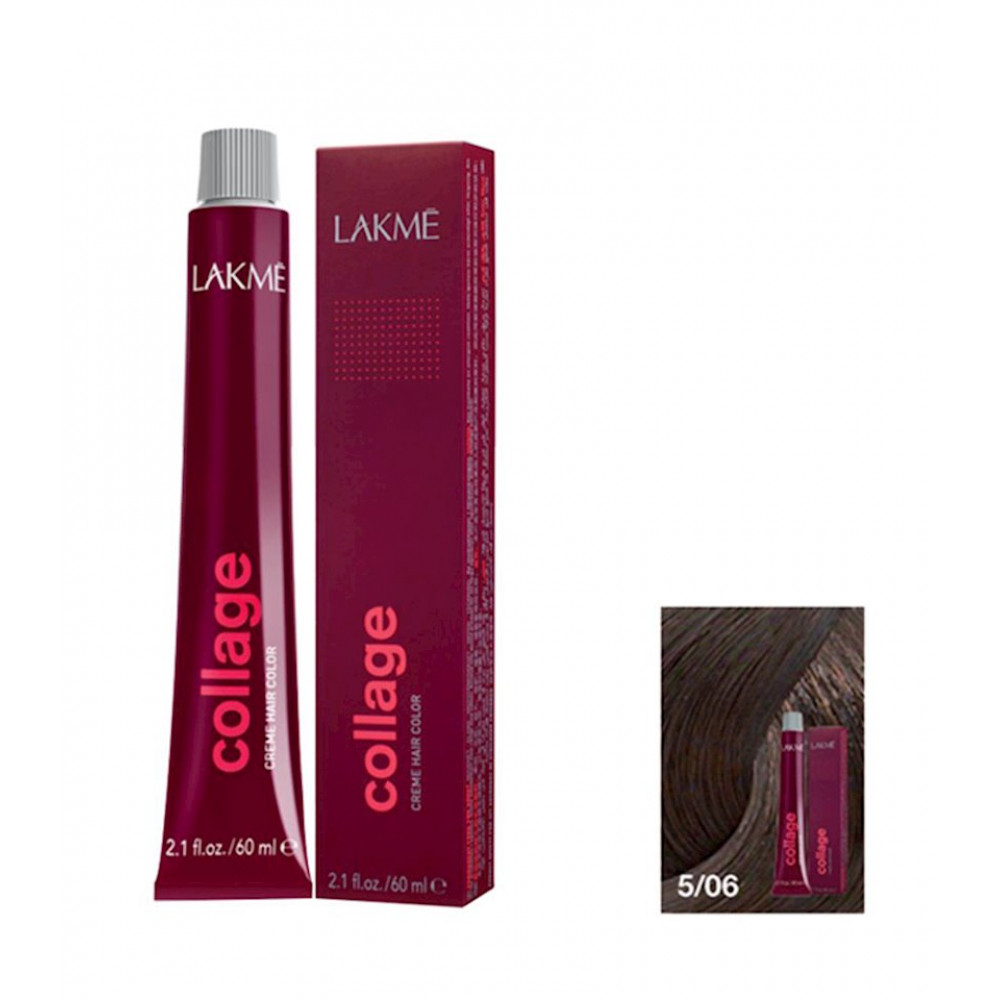 Крем-краска для волос Lakme Collage 5/06 Warm Light Brown