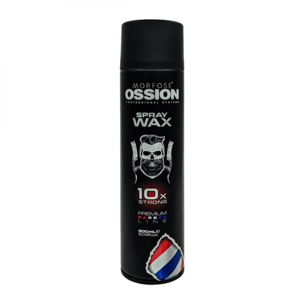 Morfose Ossion Spray Wax 10x Strong Premium Barber Line Лак для волос 300 мл