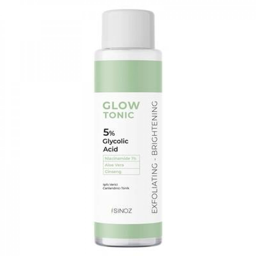 Sinoz Glow Tonic 5 Сияющий восстанавливающий тоник с гликолевой кислотой 200 мл