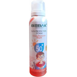 Детская солнцезащитная пена Bebak SPF 50+ 150 мл