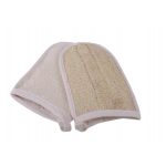 Рукавичка массажная двухсторонняя Balmy Naturel из махры и люфы