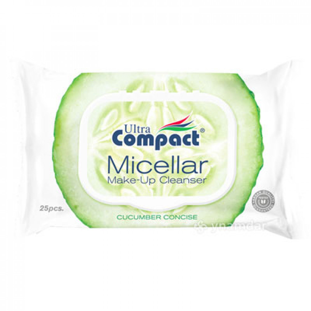 Влажные салфетки для снятия макияжа Ultra Compact Micellar Make-Up Cleanser 25 шт