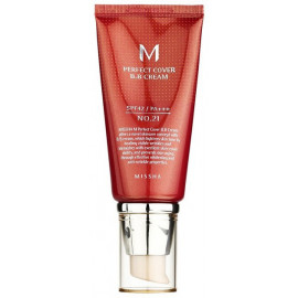 BB-крем Missha M Perfect Cover BB Cream SPF Идеальное покрытие 21 Light Beige
