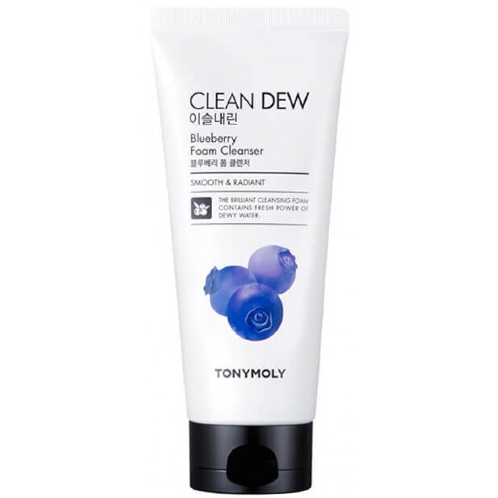 Пенка для умывания Tony Moly Clean Dew с экстрактом черники 150 мл