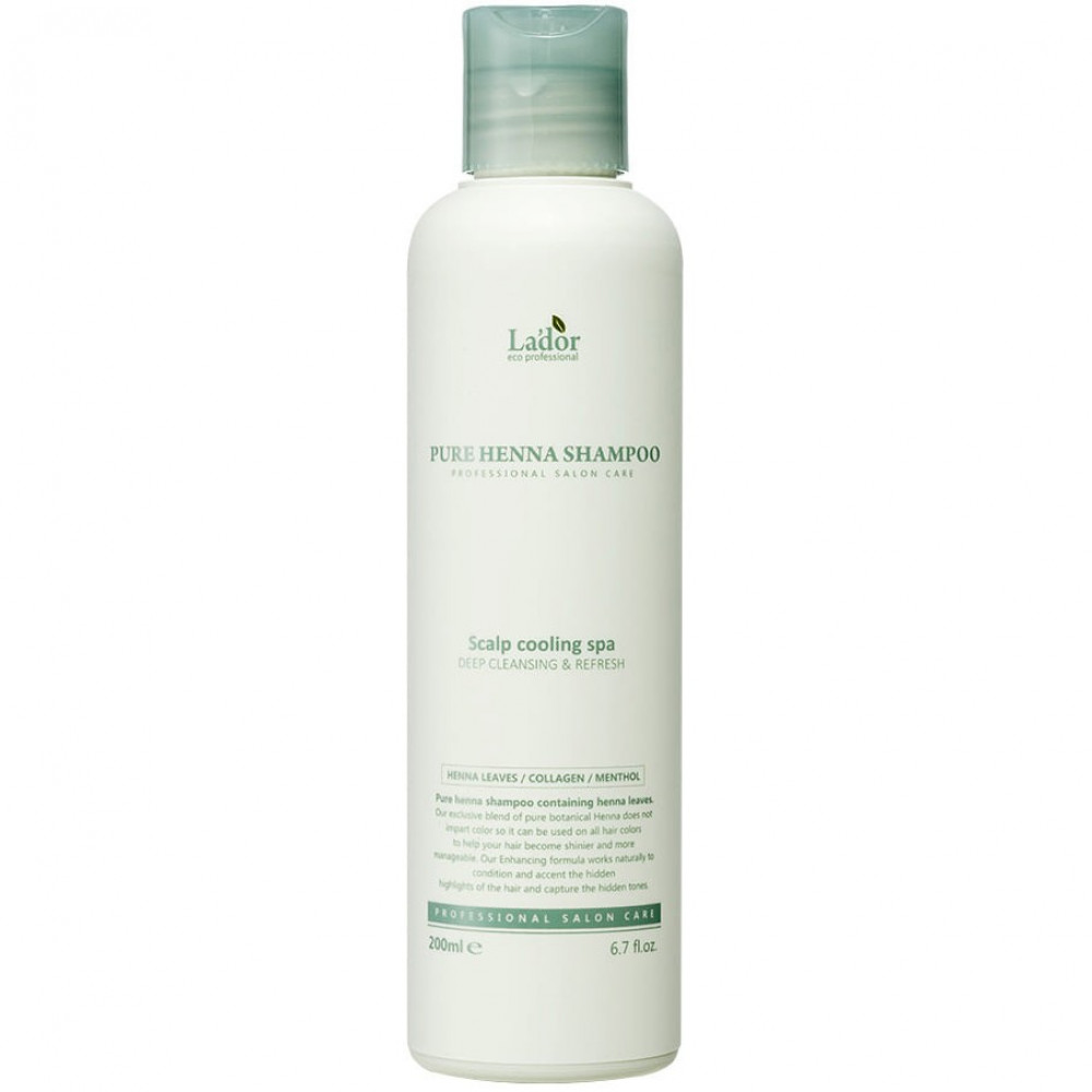 La'dor Шампунь для волос с хной укрепляющий Pure Henna Shampoo 200 ml