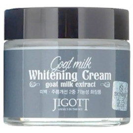 Отбеливающий крем Jigott Goat Milk Whitening Cream с экстрактом козьего молока 70 мл