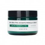Some By Mi Крем с 3 видами кислот и центеллой азиатской AHA-BHA-PHA 30 Days Miracle Cream 60 г