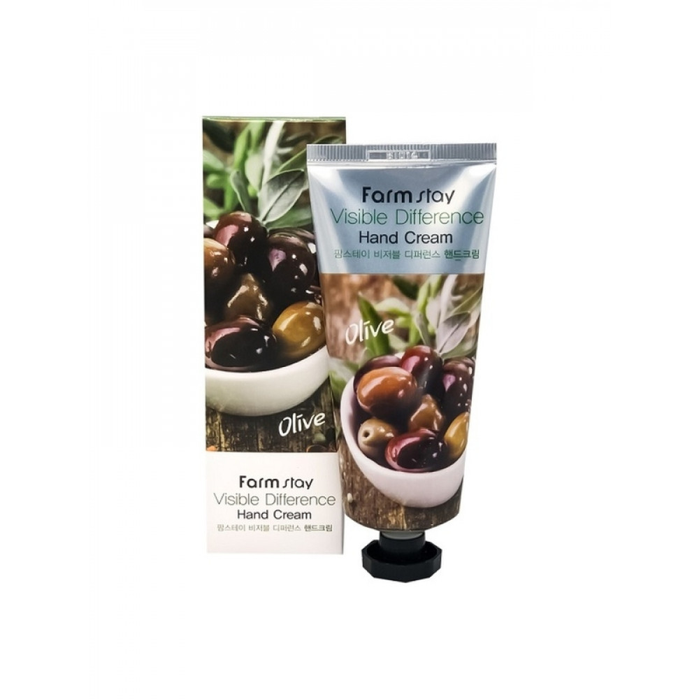 FarmStay Крем для рук с экстрактом оливы Visible Difference Hand Cream Olive , 100 мл