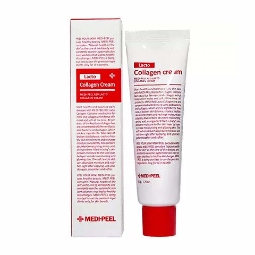 Укрепляющий крем с коллагеном и лактобактериями Medi-Peel Red Lacto Collagen Cream
