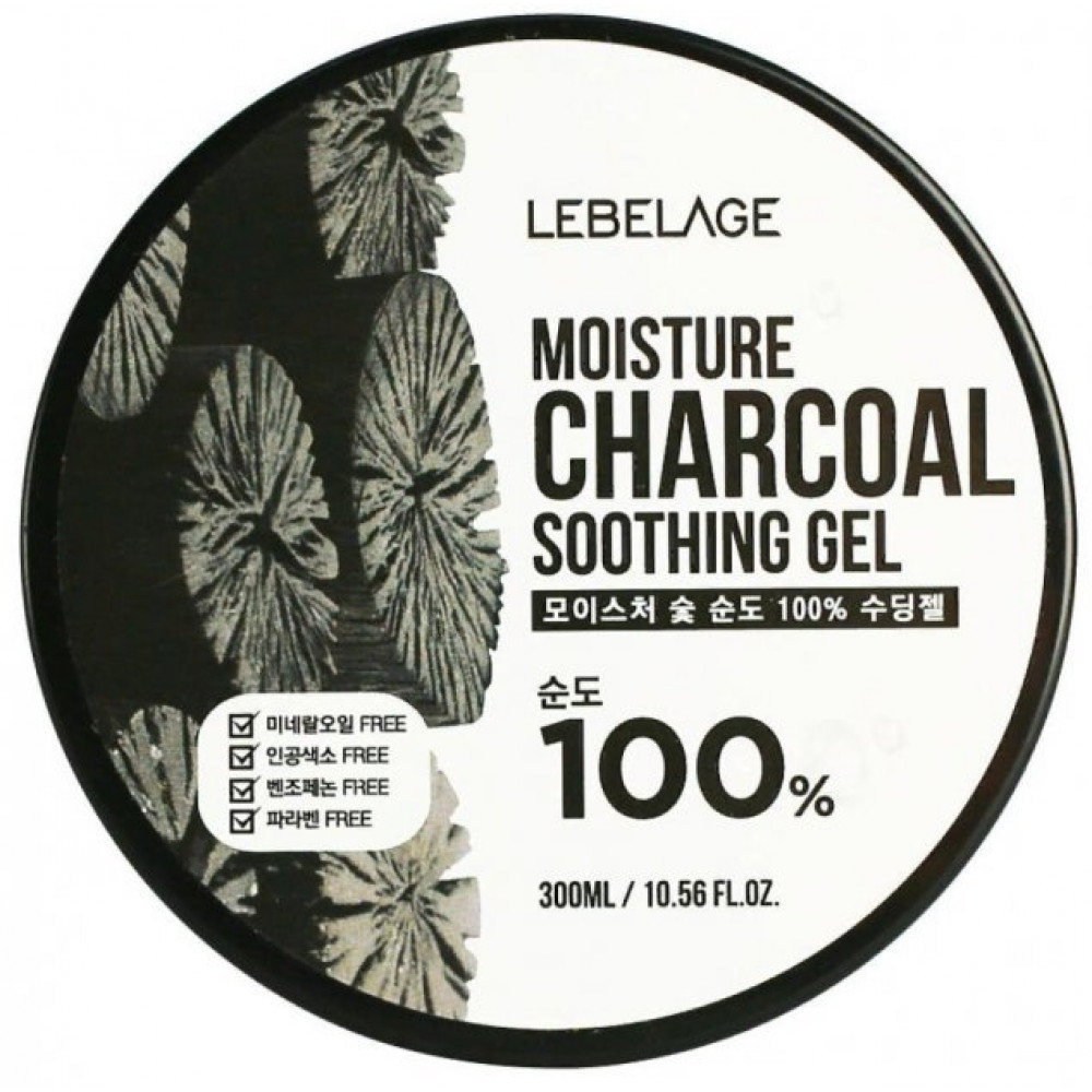 Lebelage Moisture Charcoal 100% Soothing Gel Гель для тела 300 мл