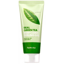 Глубоко очищающий пилинг-гель для лица FarmStay Real Green Tea Deep Clear Peeling Gel 100 мл
