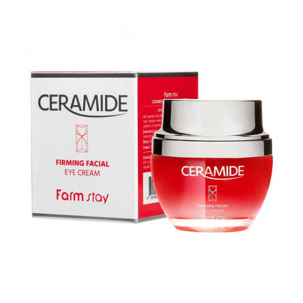 FarmStay Крем вокруг глаз с керамидами Ceramide firming facial eye cream 50 мл
