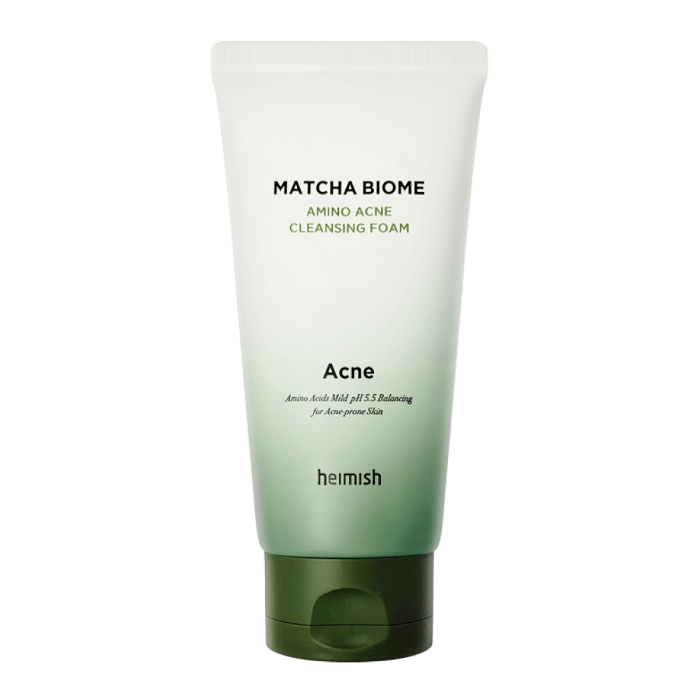 Противовоспалительная пенка с матчей и пробиотиками Heimish Matcha Biome Amino Acne Cleansing Foam 150г