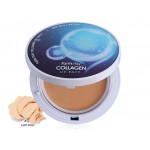 Компактная пудра с коллагеном со сменным блоком FarmStay Collagen UV Pact SPF 50+ PA+++ Light Beige №13