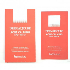 Точечные патчи от прыщей Farmstay Derma Cube Acne Calming Spot Patch  