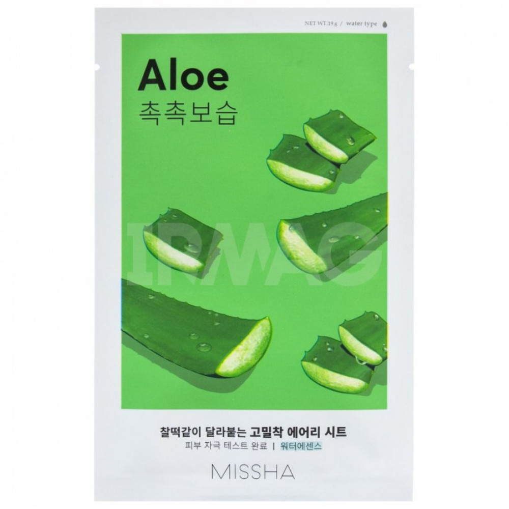 Маска для лица Missha Airy Fit Sheet Mask Aloe Увлажняющая