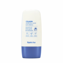 Увлажняющий солнцезащитный крем с коллагеном Farm Stay Collagen Water Full Moist Sun Cream SPF50+/PA++++