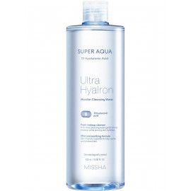 Вода мицеллярная Missha Super Aqua Ultra Hyalron с гиалуроновой кислотой, 500 мл