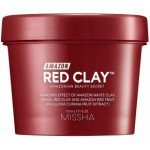 Missha, Amazon Red Clay, очищающая маска с красной амазонской глиной, 110 мл