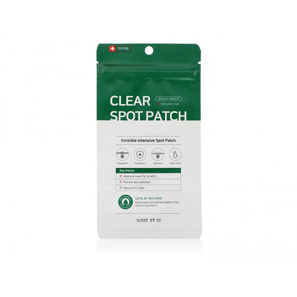 Противовоспалительные гидроколлоидные патчи от акне Some By Mi Miracle Clear Spot Patch