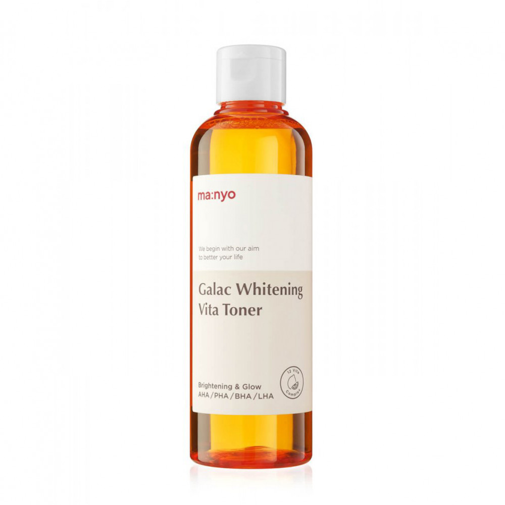 Мультивитаминный тоник для тусклой кожи Manyo Galac Whitening Vita Toner 210мл