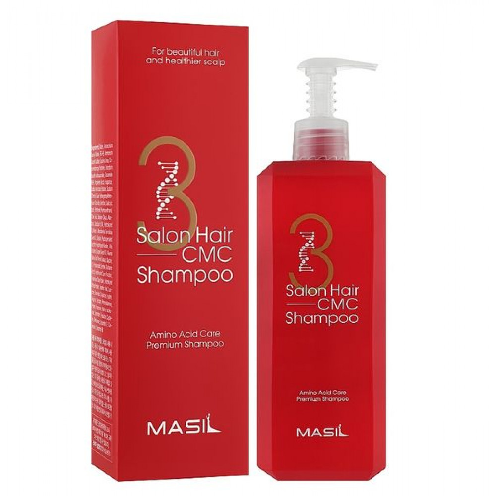 Восстанавливающий шампунь Masil с аминокислотным комплексом 3 Salon Hair CMC Shampoo 500 мл