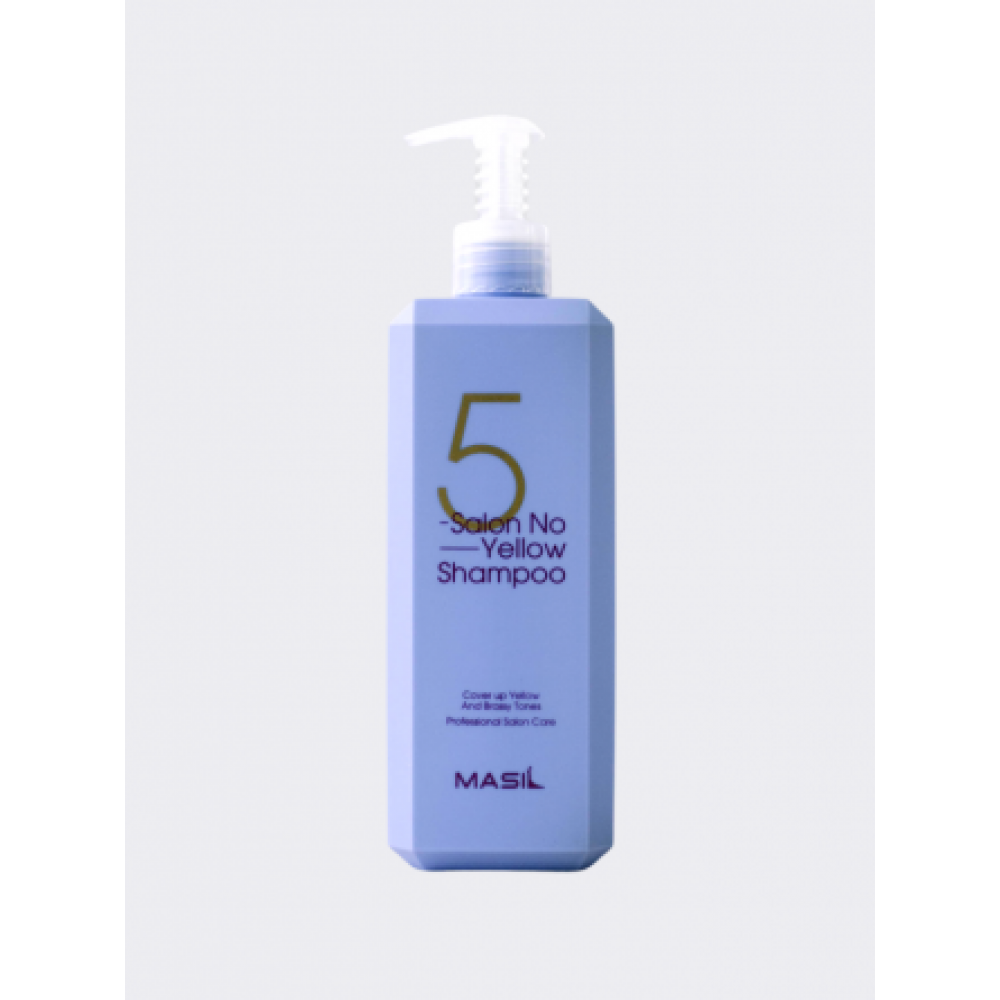 ШАМПУНЬ ТОНИРУЮЩИЙ ДЛЯ ОСВЕТЛЕННЫХ ВОЛОС, 500 МЛ | MASIL 5 SALON NO YELLOW SHAMPOO