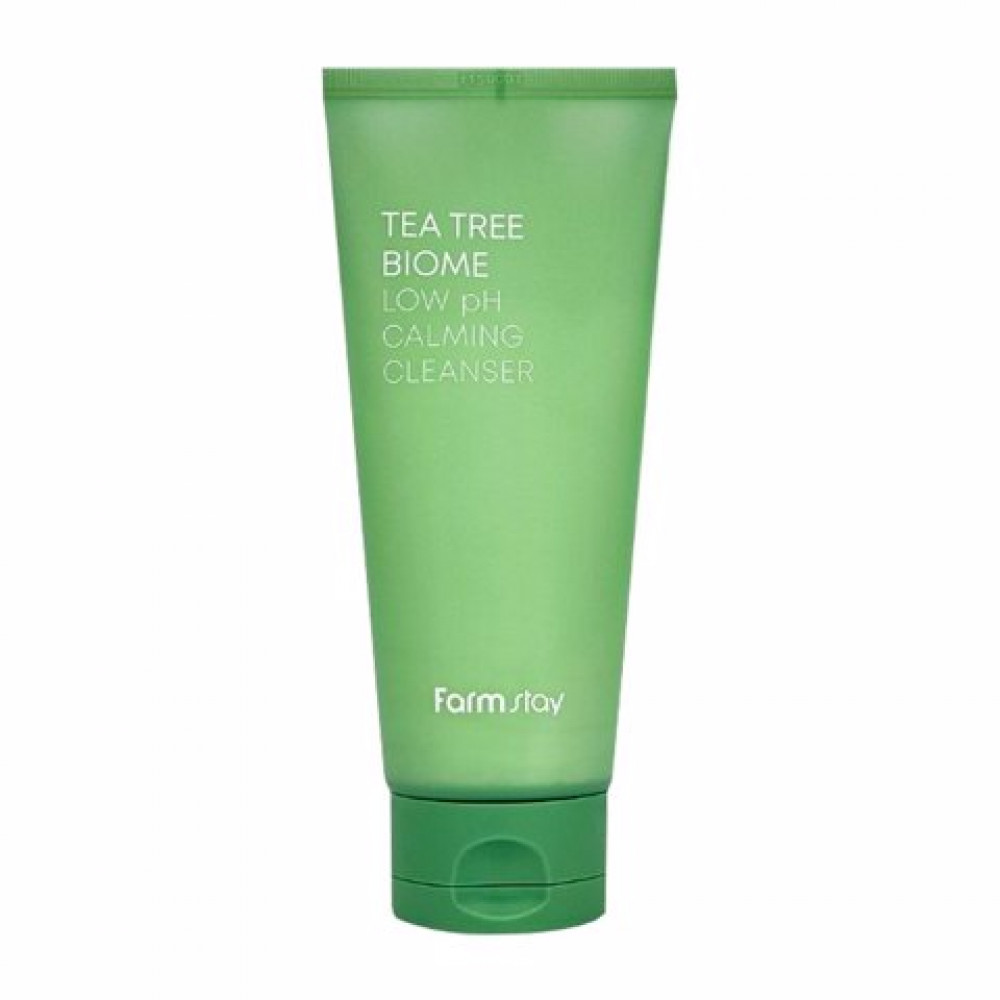 УСПОКАИВАЮЩЕЕ ОЧИЩАЮЩЕЕ СРЕДСТВО FARM STAY TEA TREE BIOME С НИЗКИМ PH (180 мл)