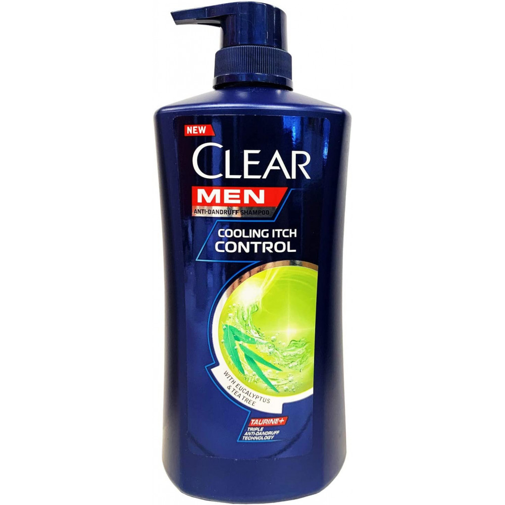 Охлаждающий шампунь против перхоти Clear Men Cooling Itch Control, 650 мл