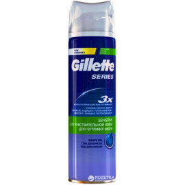 Гель для бритья Gillette Series Sensitive Skin Для чувствительной кожи 200 мл