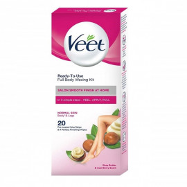 Набор для депиляции всего тела Veet для нормальной кожи, 20 полосок