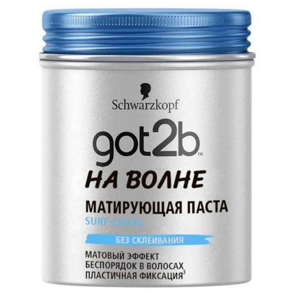 Матирующая паста Schwarzkopf Got2b "На волне" 100мл