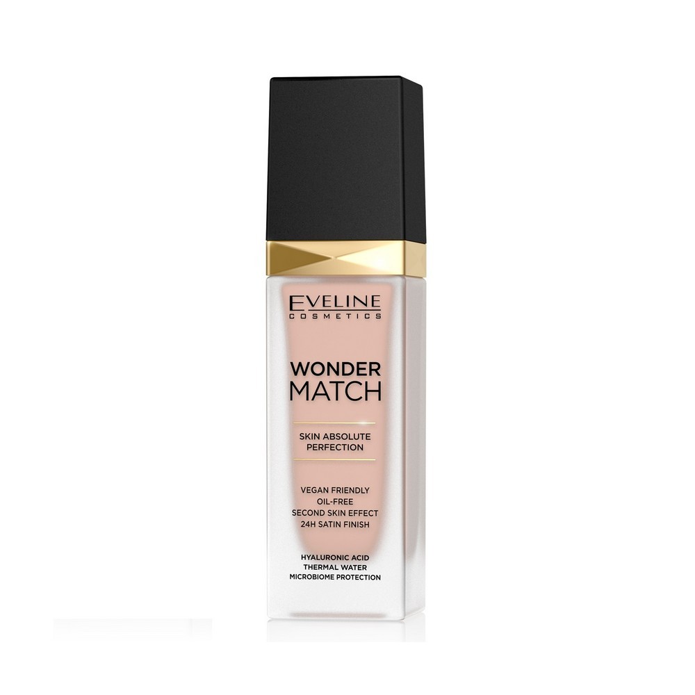 Адаптирующая тональная основа Eveline Wonder Match 25 Light Beige 30 мл