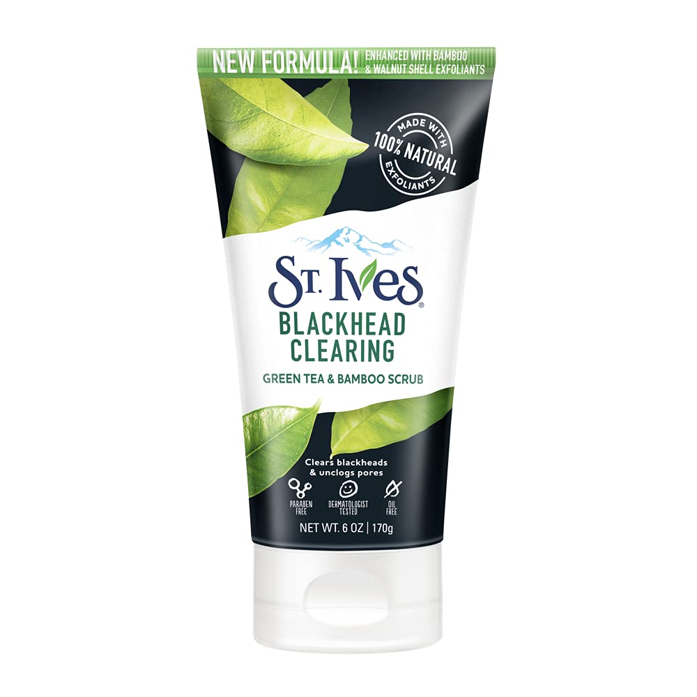 ST.Ives Green Tea Clearing Scrub 170g Очищающий скраб от угрей 170g