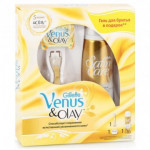 Набор женский Gilette Venus&Olay + Гель Satine Care Sensitive