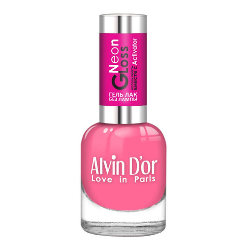 Alvin D'or, Лак для ногтей Гель Neon Gloss тон 4410