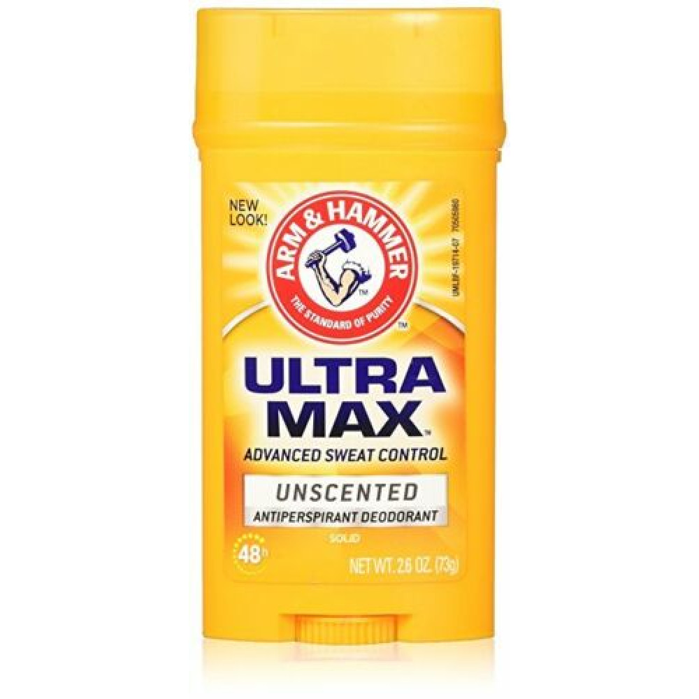 Твердый дезодорант-антиперспирант Arm & Hammer Ultra Max, без запаха 73g